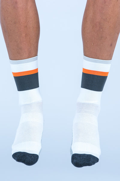 Vector Cycling Socks - White
